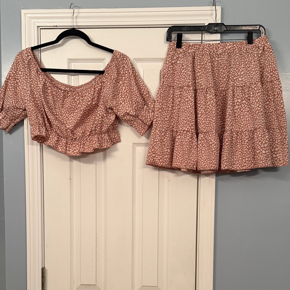 ❤️5/$25 SHEIN Skirt Set - sz 0XL